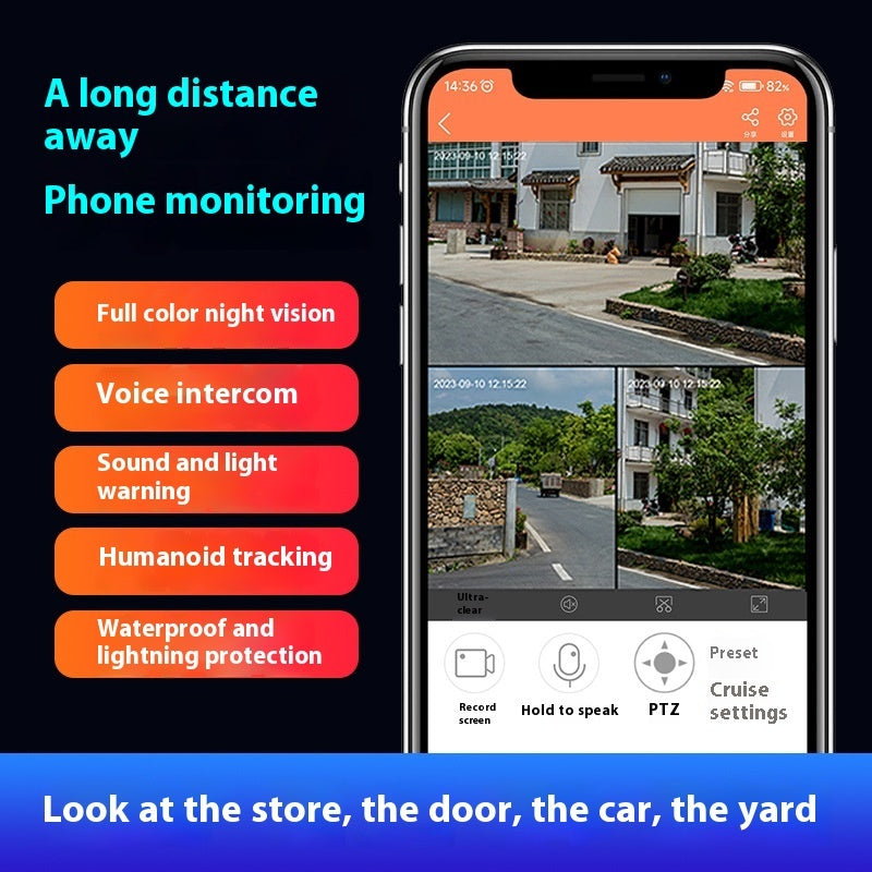PetHaven.comWireless Camera Monitoring Dual-screen Home Night Vision HDWireless Camera Monitoring Dual-screen Home Night Vision HDProduct information:
 
 Specification: 1 style: fixed focus [WiFi version] power supply-no memory card, 2 style: fixed focus [WiFi version] Power Supply 32G memory caccessories