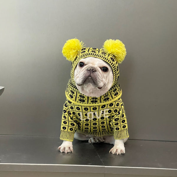 PetHaven.comDog Cat Pet Winter SweaterDog Cat Pet Winter SweaterProduct information:
 
 Color: clothes, hat head circumference (S20CM)(M27CM)
 
 Size: S (hat 2.50kg-5.00kg is elastic),M (hat 5.50kg-15.00kg is elastic),L,XL,XXL
 
0