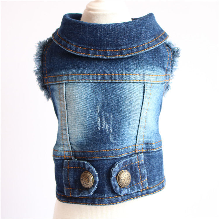 PetHaven.comDesigner Dog ClothesDesigner Dog Clothes Small Dog Denim Jacket Coat Cat Costume Puppy JeaOverview:
Give your furry friend the ultimate style upgrade with our collection of Designer Dog Clothes. Tailored for comfort and elegance, these outfits make your pclothes