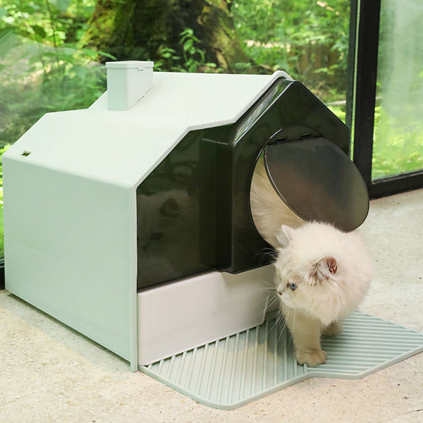 PetHaven.comFully Enclosed Household Anti-splash Drawer Type Odor-proof Cat Litter BoxFully Enclosed Household Anti-splash Drawer Type Odor-proof Cat LitterProduct information:
 


 Type: closed drawer
 
 Applicable objects: pet cats/dogs within 20 catties
 
 Color: Green Coconut Ash Cherry Blossom Powder
 
 SpecificatiLitter box