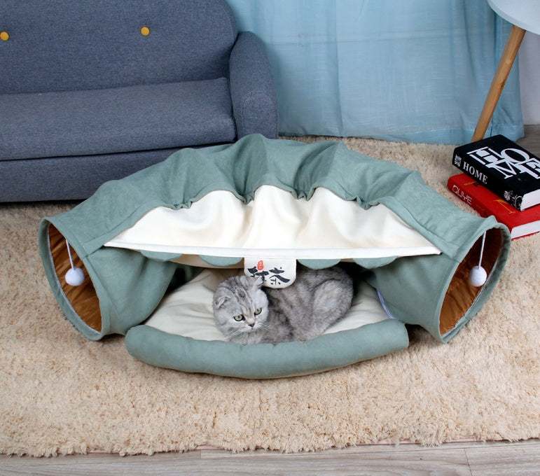 PetHaven.comPet Cats Tunnel Interactive Play ToyPet Cats Tunnel Interactive Play Toy Mobile Collapsible Ferrets RabbitPet Cats Tunnel Interactive Play Toy
Keep your furry friends entertained with the Pet Cats Tunnel Interactive Play Toy! This durable and fun play tunnel is designed Dog/Cat house