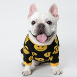 PetHaven.comDog clothes cat pet clothesDog clothes cat pet clothesmaterial: Wool
 
 Product Category: Clothes
 
 style: Casual
 
 Item: MK9 smile sweater
 
 Applicable gender: General
 
 Color: black
 
 Size: XS code, S code, M cod0