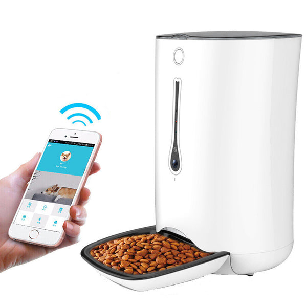 PetHaven.comTimed pet video automatic feederTimed pet video automatic feederProduct name "The third generation of intelligent feeder
 
 Product capacity: 6L
 
 Product style: Standard Edition/Deluxe Video Edition
 
 Power supply mode: power 0