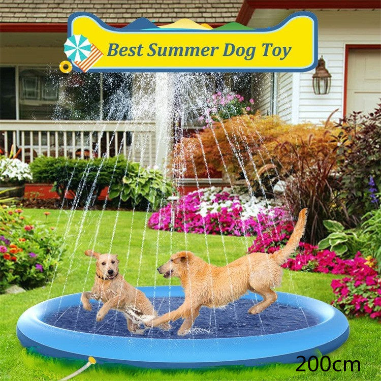PetHaven.comPet Dog Pool Summer Outdoor Water Toys Fun Backyard Fountain Play MatNon-Slip Splash Pad For Kids And Pet Dog Pool Summer Outdoor Water ToyOverview:


 1. The product is easy to use, environmentally friendly, portable, and can be used repeatedly.
 
 2. The material use reaches the European Union EN71 st0