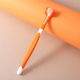 PetHaven.comPet Toothbrush Oral Cleaning ProductsPet Toothbrush Oral Cleaning ProductsProduct information:
 
 Color: orange, dark green, yellow, green, black Yellow, Blue Pink
 
 Material: plastic nylon
 
 Applicable object: general
 
 Specification: pet care