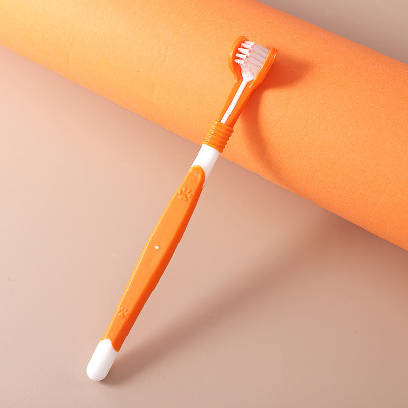 PetHaven.comPet Toothbrush Oral Cleaning ProductsPet Toothbrush Oral Cleaning ProductsProduct information:
 
 Color: orange, dark green, yellow, green, black Yellow, Blue Pink
 
 Material: plastic nylon
 
 Applicable object: general
 
 Specification: pet care
