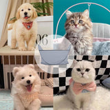 PetHaven.comCat Hair Catcher Tent - Waterproof Adjustable Neat Barbering CapeEasy Dog And Cat Hair Catcher Tent - Waterproof Adjustable Neat BarberMaterial
 : Made from durable polyester, ensuring both strength and ease of cleaning.
 
 
 
 
 Size
 : The bib features a bottom length of 70cm, a width of 45cm, andpet handling