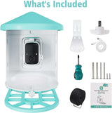 PetHaven.comSmart Feeder Surveillance Wireless CameraSmart Feeder Surveillance Wireless CameraProduct information:
 
 Specification: smart feeder video edition
 
 Applicable occasions for gifts: party
 
 Applicable object: Bird
 
 Category: Intelligent feeder0