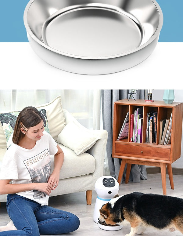 PetHaven.comAutomatic pet feederAutomatic pet feeder●Grain storage barrel: Removable grain barrel, easy to clean
 
 ●Applicable food: 5mm-12mm dry food
 
 Manual feeding: single feeding once, about 5g each time
 
 ●Au0