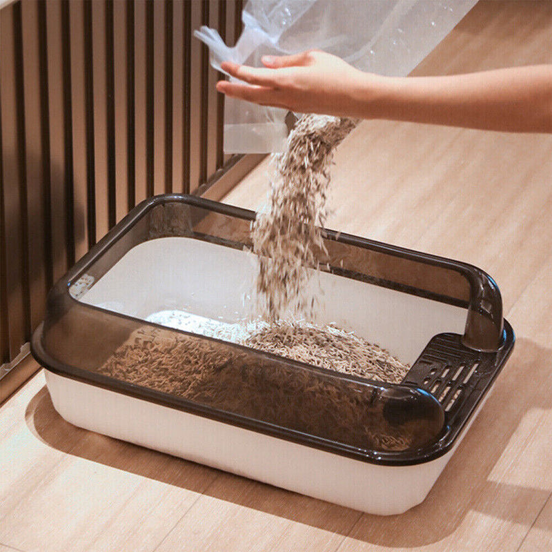 PetHaven.comOpen Large Cat Litter Box High Side Deep Splash-Proof Cat ToiletOpen Large Cat Litter Box High Side Deep Splash-Proof Cat Toilet With Product Description
Open Cat Litter Tray Extra Large High Sided Deep Jumbo Rim Pan Box Loo Toilet UK

 


 Feature:

【Widened Pedal】The widened leak-proof pedal can accessories