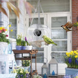 PetHaven.comPet Smart Feeder Outdoor Real-time MonitoringPet Smart Feeder Outdoor Real-time Monitoring With HD CameraProduct information:
 
 Color: transparent
 
 Specifications: round, triangle, house type
 
 Applicable object: Birds
 
 Packing List: white box packaging
 
 Categor0