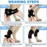 PetHaven.comPet Dog Leg Guard Joint Knee Pad ACL Ligament Tear Auxiliary Rehabilitation Cat Joint Dislocation ProtectionPet Dog Leg Guard Joint Knee Pad ACL Ligament Tear Auxiliary RehabilitProduct information:
 
 Color: Black (single price)
 
 Applicable occasions for gifts: weddings, parties, others
 
 Material: Polyester
 
 Category: Pet chain ring, accessories