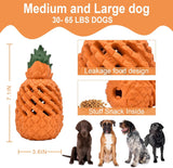 PetHaven.comDogs Pineapple Dog Chew ToysDog Toys For Dogs Pineapple Dog Chew Toys For Aggressive Chewers IndesDog Toys For Aggressive Chewers: Durable dog toys is made of natural rubber, safe and environmentally friendly, will not harm the dog's teeth. We care about dog heal4