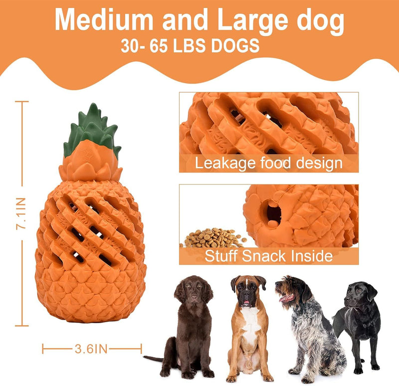PetHaven.comDogs Pineapple Dog Chew ToysDog Toys For Dogs Pineapple Dog Chew Toys For Aggressive Chewers IndesDog Toys For Aggressive Chewers: Durable dog toys is made of natural rubber, safe and environmentally friendly, will not harm the dog's teeth. We care about dog heal4