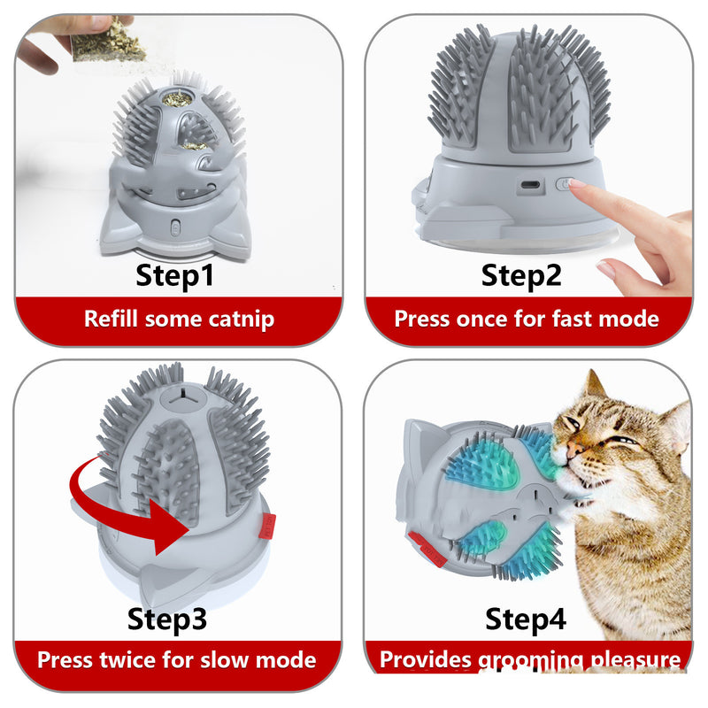 PetHaven.comElectric Pets Cat Brush LED Toy Massager Pet ProductsElectric Pets Cat Brush LED Toy Massager Pet ProductsProduct information:
 


 Material: plastic
 
 Product Category: Cat scratching board


 


 Features:
 
 1/Massage/tickling intelligence (instead of human hands)
 
0