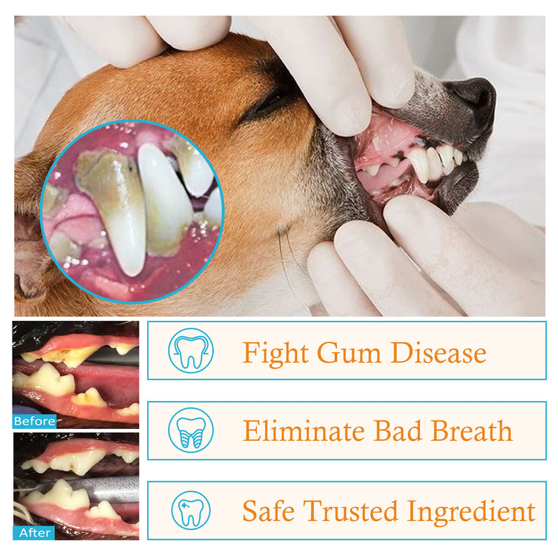 PetHaven.comDog Cat Teeth Cleaning Finger Stall Pet Teeth CleaningDog Cat Teeth Cleaning Finger Stall Pet Teeth CleaningProduct information:
 
 Efficacy: Pet Oral cleaning
 
 Specification: 50pads
 
 Ingredients: Water, cetyltrimethyl ammonium chloride, PEG-40 hydrogenated castor oil,pet care