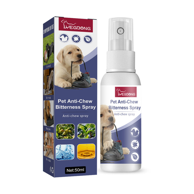 PetHaven.comPet Bitter Anti-bite Spray Dog Scratching Sofa Indoor Long-lasting EvictionPet Bitter Anti-bite Spray Dog Scratching Sofa Indoor Long-lasting EviProduct information:
 
 Specification: 50ml boxed
 
 Category: pet cleaning supplies
 


Packing list: 

Anti-bite spray * 1 box

Product Image:0
