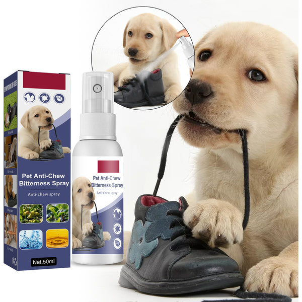 PetHaven.comPet Bitter Anti-bite Spray Dog Scratching Sofa Indoor Long-lasting EvictionPet Bitter Anti-bite Spray Dog Scratching Sofa Indoor Long-lasting EviProduct information:
 
 Specification: 50ml boxed
 
 Category: pet cleaning supplies
 


Packing list: 

Anti-bite spray * 1 box

Product Image:0