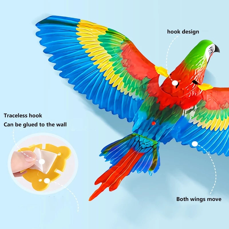 PetHaven.comSimulation Bird Cat Interactive Pet Toys Hanging Eagle Flying Teasering Play Kitten Dog Toys Animals Cat Accessories SuppliesSimulation Bird Cat Interactive Pet Toys Hanging Eagle Flying TeaserinOverview:

✅ This fun toy hangs from the ceiling and rotates, providing your cat with hours of entertainment.
✅ Your cat will love chasing the bird around.
✅ It's a play time