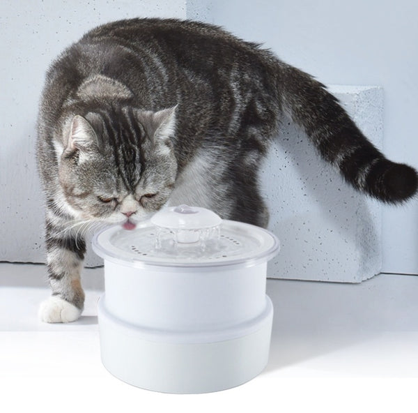PetHaven.comFoldable Pet Drinking Fountain Luminous Automatic Drinking FountainFoldable Pet Drinking Fountain Luminous Automatic Drinking FountainProduct Information:
 
 


 Product name: Folding smart water dispenser
 
 Product size: as shown in the picture above
 
 Product material: ABS, PC
 
 Power consumpt0