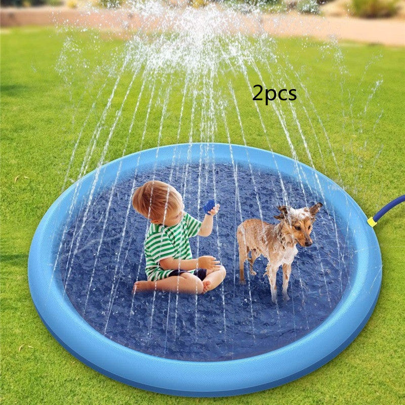 PetHaven.comPet Dog Pool Summer Outdoor Water Toys Fun Backyard Fountain Play MatNon-Slip Splash Pad For Kids And Pet Dog Pool Summer Outdoor Water ToyOverview:


 1. The product is easy to use, environmentally friendly, portable, and can be used repeatedly.
 
 2. The material use reaches the European Union EN71 st0