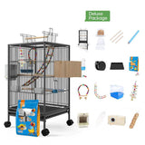 PetHaven.comFeeder Toy Grass Nest Breeding BoxParrot Xuanfeng Bird Cage With Feeder Toy Grass Nest Breeding BoxThe Feeder Toy Grass Nest Breeding Box is the perfect combination of a feeder and a breeding nest for your pets. Designed with durable, eco-friendly materials, this accessories
