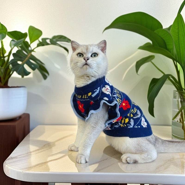 PetHaven.comSmallSmall And Medium-sized Dogs Dog Cat Pet ClothesProduct information:
 
 Color: dark blue
 
 Size: XS,S,M,L,XL,XXL
 
 Applicable gender: general
 
 Material: Wool
 
 Style: Casual
 
 Import or not: no
 
 Category: 0