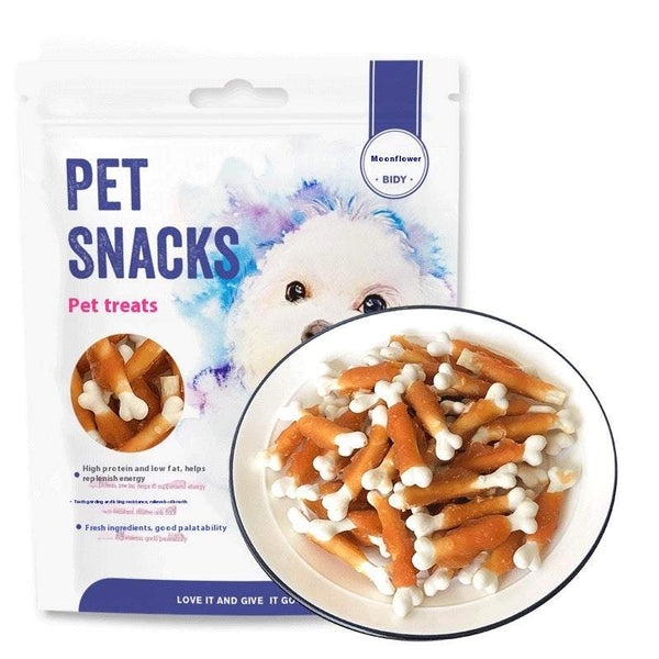 PetHaven.compet snack chicken wrappedpet snack chicken wrappedPet Snack Chicken Wrapped is the perfect treat for your furry friend! Made with high-quality ingredients, this pet snack chicken wrapped offers a delicious and healtfood/treats