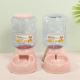 PetHaven.comPet Water Feeder Cat Automatic Pet FeederPet Water Feeder Cat Automatic Pet FeederProduct information:
 
 Color: 3.8 liters feeder, 3.8 liters feeder
 
 Specifications: pink, blue, green, gray
 
 Material: Plastic
 
 Applicable object: Cat
 
 Cate0