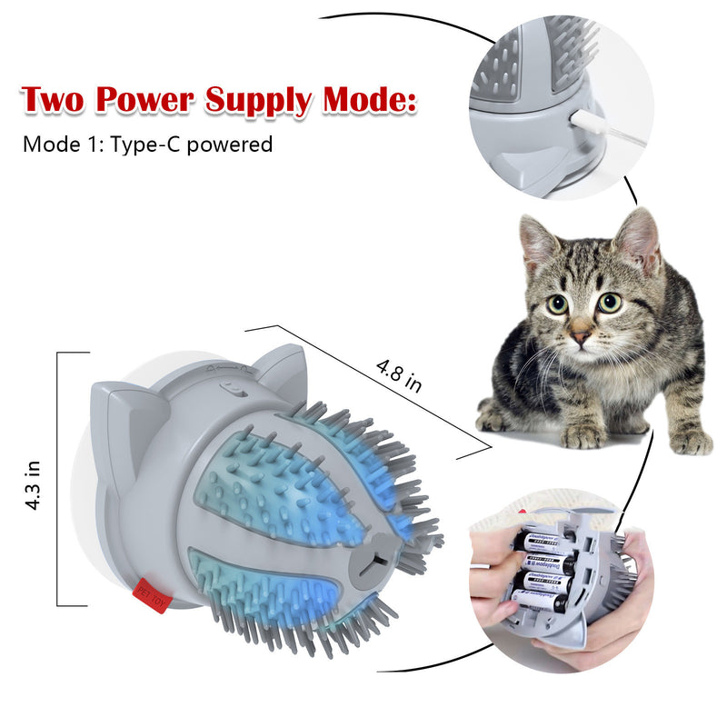 PetHaven.comElectric Pets Cat Brush LED Toy Massager Pet ProductsElectric Pets Cat Brush LED Toy Massager Pet ProductsProduct information:
 


 Material: plastic
 
 Product Category: Cat scratching board


 


 Features:
 
 1/Massage/tickling intelligence (instead of human hands)
 
0