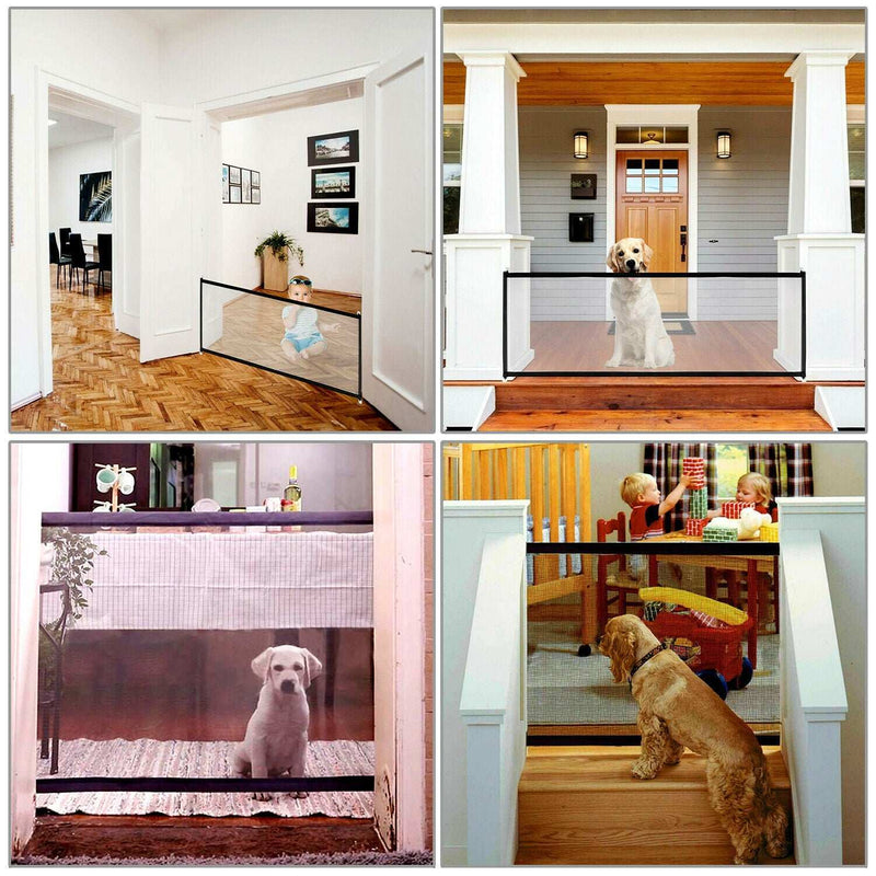 PetHaven.comPets Dog Cat Baby Safety Gate Mesh FencePets Dog Cat Baby Safety Gate Mesh Fence Magic Portable Guard Net StaiThe Pets Dog Cat Baby Safety Gate Mesh Fence is the perfect solution for keeping your furry friends and little ones safe and secure. Designed with durability and conaccessories