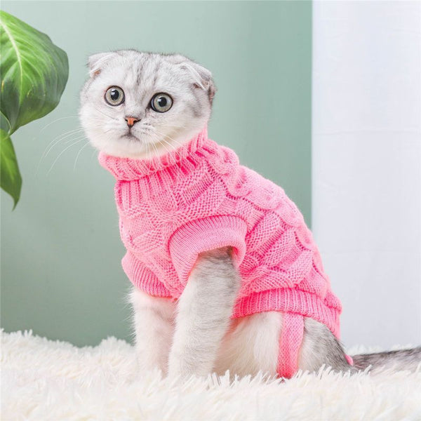 PetHaven.comCat Clothes Cat Pet Supplies Autumn Winter Knitted Sweater Cute Net RedCat Clothes Cat Pet Supplies Autumn Winter Knitted Sweater Cute Net ReProduct information:
 
 Color: bright red, green oil, orange, pink, sky blue, dark brown, sapphire, dark purple, white flower, dark blue, plum red
 
 Size: XXXS (sui0