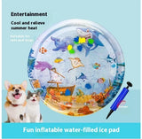 PetHaven.comSummer Cooling Pet Water Bed Cushion Ice Pad Dog Sleeping Square MatSummer Cooling Pet Water Bed Cushion Ice Pad Dog Sleeping Square Mat FOverview:


 The enhanced thickness ensures water playmat durability and long-lasting use.
 
 This water playmat features a fish design that captures the attention o0