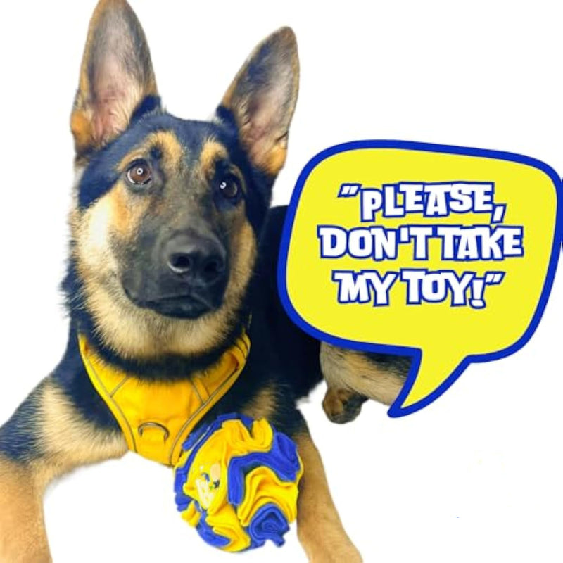 PetHaven.comInteractive Toy Foraging Dog Puzzle Ball - Dog Enrichment Toys Vibrant YellowInteractive Toy Foraging Dog Puzzle Ball - Dog Enrichment Toys Vibrant4