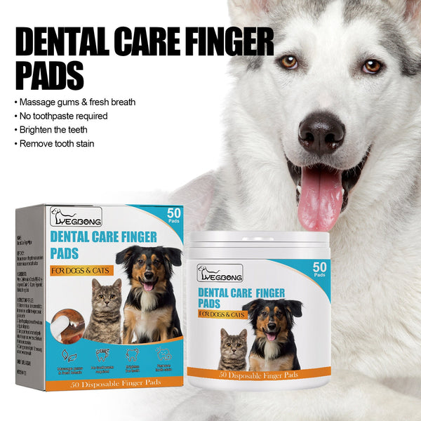 PetHaven.comDog Cat Teeth Cleaning Finger Stall Pet Teeth CleaningDog Cat Teeth Cleaning Finger Stall Pet Teeth CleaningProduct information:
 
 Efficacy: Pet Oral cleaning
 
 Specification: 50pads
 
 Ingredients: Water, cetyltrimethyl ammonium chloride, PEG-40 hydrogenated castor oil,pet care
