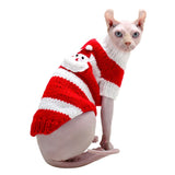 PetHaven.comHairless Cat Warm Sweater Pet Cat ClothesHairless Cat Warm Sweater Pet Cat ClothesProduct information:


 Material: Wool
 
 Product category: sweater
 
 Applicable gender: general
 
 Color: light green stripes-handmade sweaters, light purple strip0