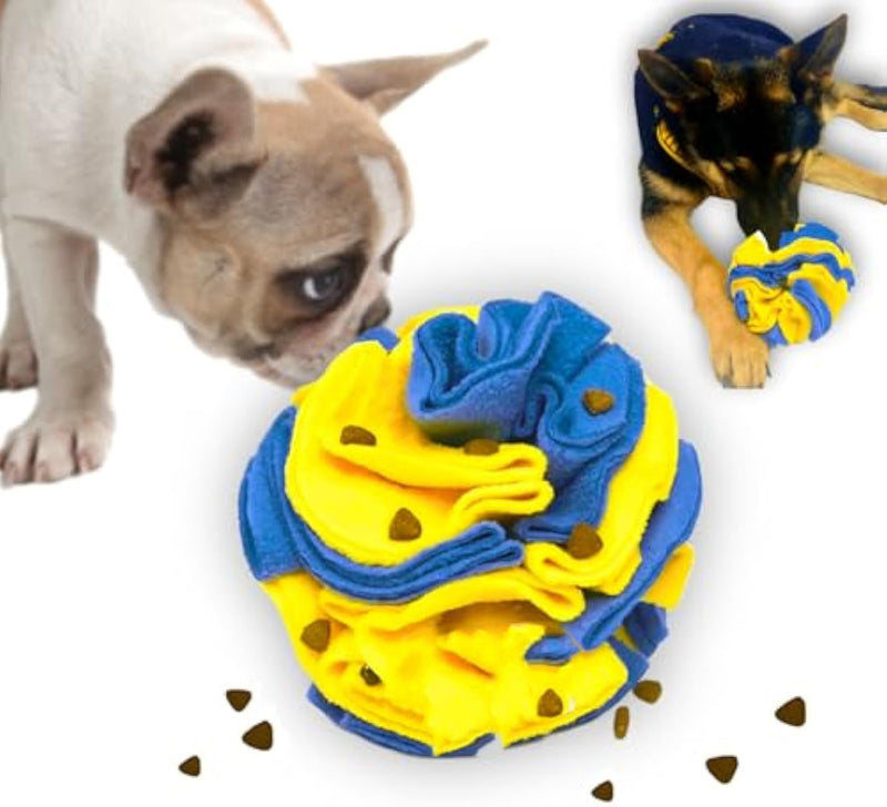 PetHaven.comInteractive Toy Foraging Dog Puzzle Ball - Dog Enrichment Toys Vibrant YellowInteractive Toy Foraging Dog Puzzle Ball - Dog Enrichment Toys Vibrant4