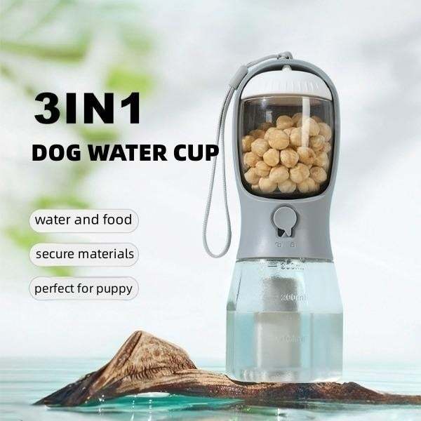 PetHaven.comDog Water Cup Drinking Food Garbage BagDog Water Cup Drinking Food Garbage Bag Three-in-one Portable Small MuMake traveling with your furry friend hassle-free with our Dog Water Cup Drinking Food Garbage Bag! This 3-in-1 solution combines a portable water cup, food containebowls