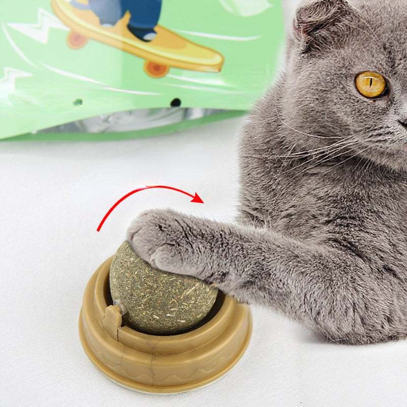 PetHaven.comCatnip Balls Cat Treats Rotary Molar Teeth CleaningCatnip Balls Cat Treats Rotary Molar Teeth CleaningProduct Details:
  
 


 Weight: 30g
 
 Flavor: Mint
 
 Applicable object: cat
 
 Pattern: plain
 
 Main ingredients: catnip / gall fruit powder / polygonum multiflopet care