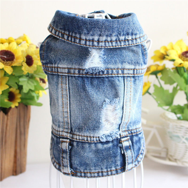 PetHaven.comDesigner Dog ClothesDesigner Dog Clothes Small Dog Denim Jacket Coat Cat Costume Puppy JeaOverview:
Give your furry friend the ultimate style upgrade with our collection of Designer Dog Clothes. Tailored for comfort and elegance, these outfits make your pclothes