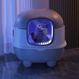 PetHaven.comLitter Box Fully Enclosed Oversized UV SterilizationLitter Box Fully Enclosed Oversized UV SterilizationProduct information:
 
 Specification: Large cat litter box
 
 Target audience: Cats
 
 Material: PP
 
 Colors: Starry Sky Grey Basic Deodorization, Roland Purple BaLitter box