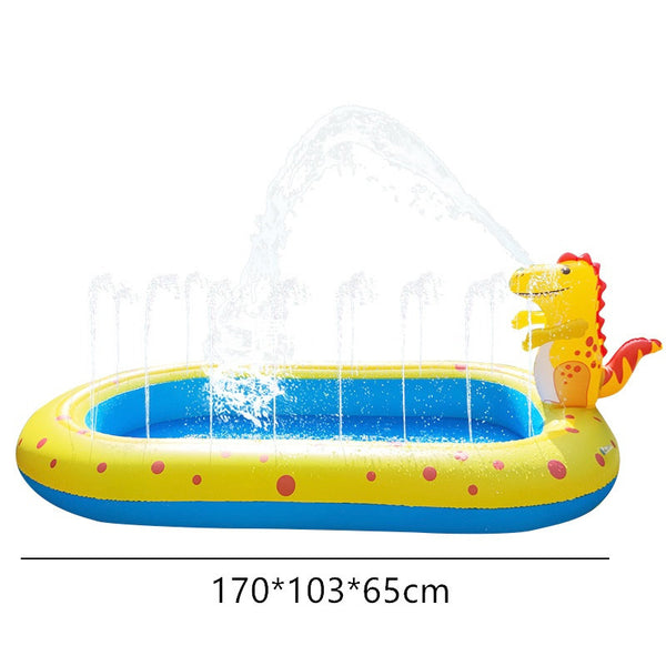 PetHaven.comKids Pet Play Mat Water Play Toy Shark PoolDinosaur Water Spray Pool For Kids Pet Play Mat Water Play Toy Shark Psize 170*105*65cm

 Weight 1.3kg4