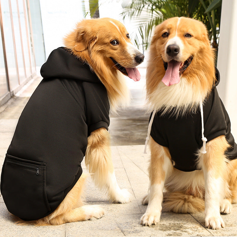 PetHaven.comFashion Pet Dog Simple Zipper Pocket SweaterFashion Pet Dog Simple Zipper Pocket SweaterProduct information:
 


 Material: Polyester
 
 Application: Pet
 
 Color: big dog zipper pocket sweater pure red, big dog zipper pocket sweater ginger yellow, big clothes