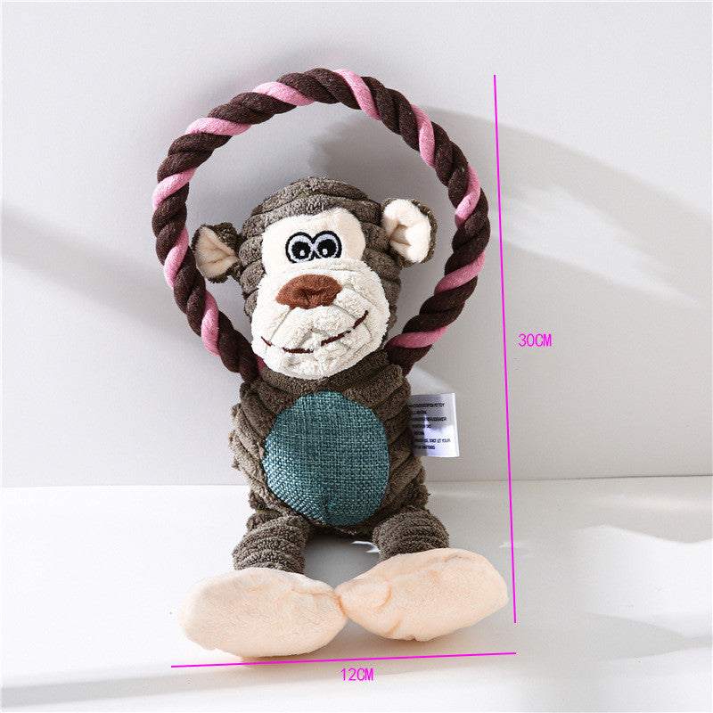 PetHaven.comPlush Interactive ToysPlush Interactive ToysProduct information
 
 Product category: Sounding toys
 
 material: plush
 
 Weight: 80g
 
 Specifications: monkey, lion, elephant
 
 
 
 Features:
 
 Cute and funny0