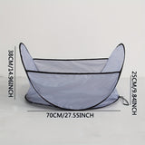 PetHaven.comCat Hair Catcher Tent - Waterproof Adjustable Neat Barbering CapeEasy Dog And Cat Hair Catcher Tent - Waterproof Adjustable Neat BarberMaterial
 : Made from durable polyester, ensuring both strength and ease of cleaning.
 
 
 
 
 Size
 : The bib features a bottom length of 70cm, a width of 45cm, andpet handling