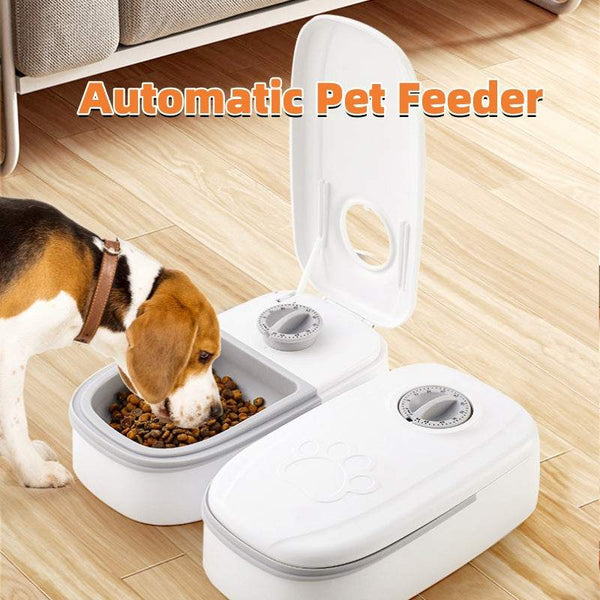 PetHaven.comstainless steel automatic dog feederstainless steel automatic dog feederOverview:
The stainless steel automatic dog feeder is the ultimate solution for pet owners looking for a reliable and hygienic feeding option. Designed with durabilibowls