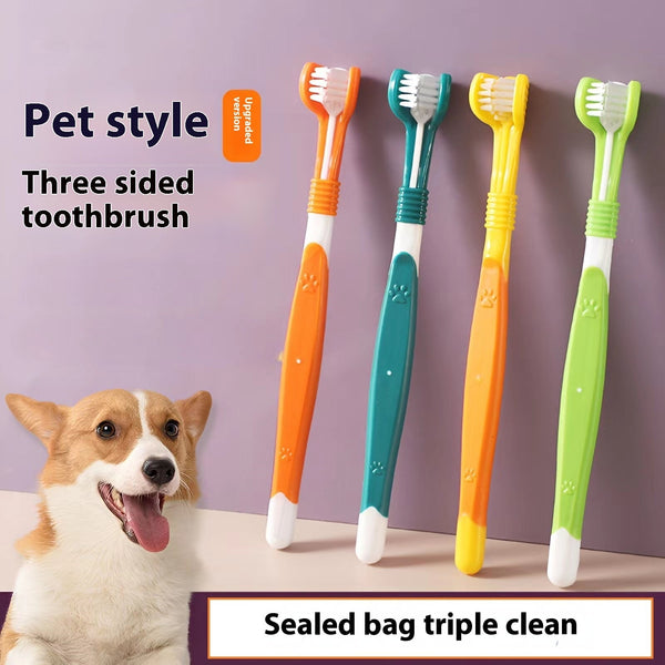 PetHaven.comPet Toothbrush Oral Cleaning ProductsPet Toothbrush Oral Cleaning ProductsProduct information:
 
 Color: orange, dark green, yellow, green, black Yellow, Blue Pink
 
 Material: plastic nylon
 
 Applicable object: general
 
 Specification: pet care