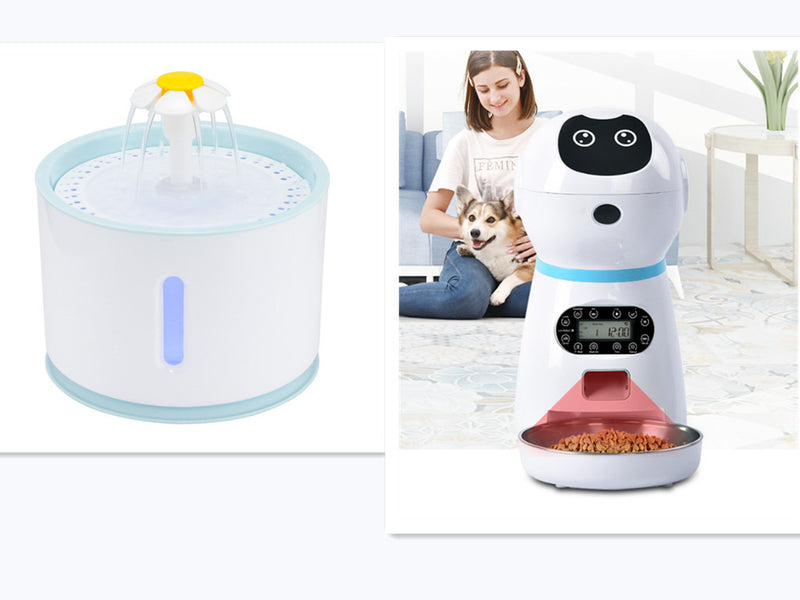 PetHaven.comAutomatic pet feederAutomatic pet feeder●Grain storage barrel: Removable grain barrel, easy to clean
 
 ●Applicable food: 5mm-12mm dry food
 
 Manual feeding: single feeding once, about 5g each time
 
 ●Au0