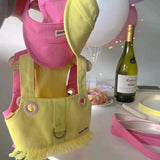 PetHaven.comPet Clothes Candy Color Denim VestPet Clothes Candy Color Denim VestOur Pet Clothes Candy Color Denim Vest is the perfect blend of style and comfort for your furry friend. Made with soft, high-quality denim fabric, this Pet Clothes Cclothes