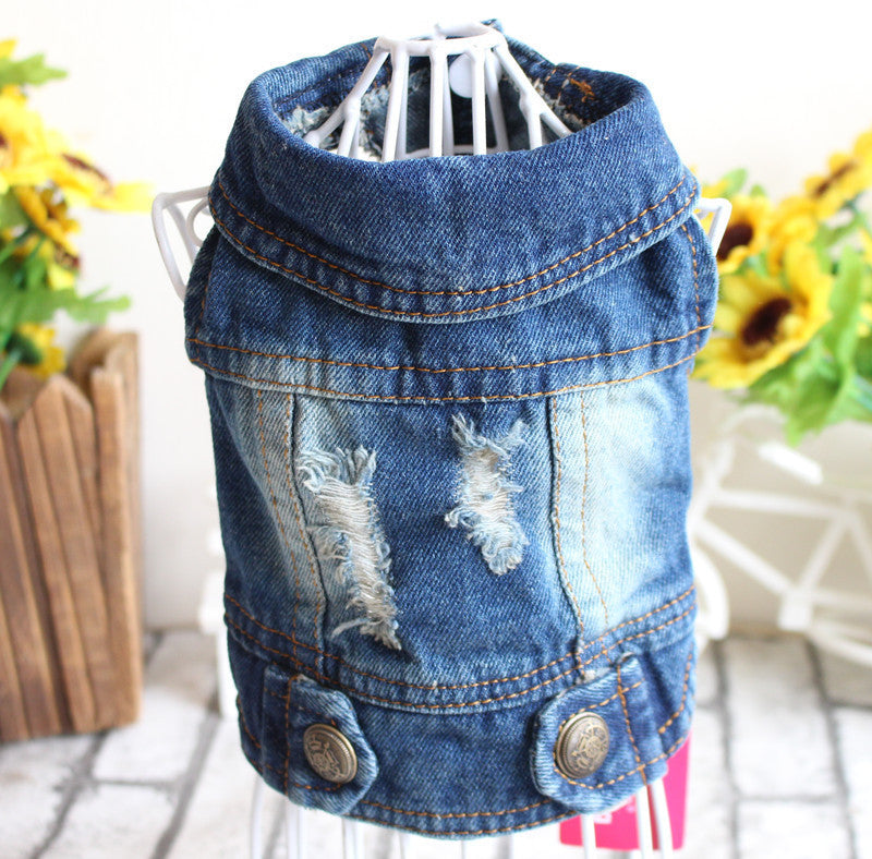 PetHaven.comDesigner Dog ClothesDesigner Dog Clothes Small Dog Denim Jacket Coat Cat Costume Puppy JeaOverview:
Give your furry friend the ultimate style upgrade with our collection of Designer Dog Clothes. Tailored for comfort and elegance, these outfits make your pclothes